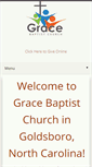 Mobile Screenshot of gracebaptistgoldsboro.org