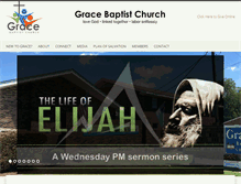 Tablet Screenshot of gracebaptistgoldsboro.org